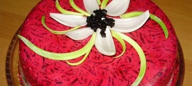 Селедка под шубой в желе