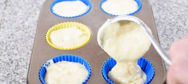 Тесто для кексов в формочках