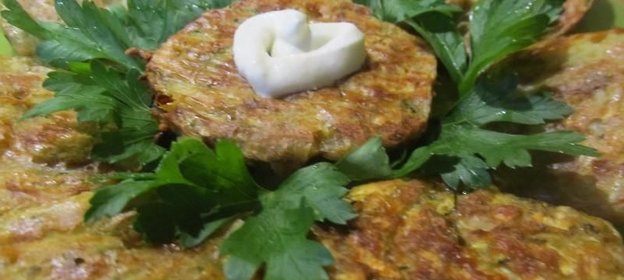 Оладьи из кабачков в духовке