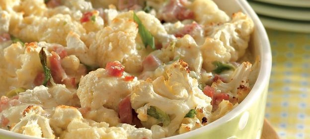 Запеканка из цветной капусты и сыра