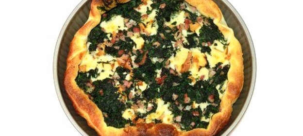 Пицца со шпинатом