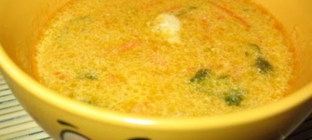 Суп-пюре из тыквы и сладкого картофеля