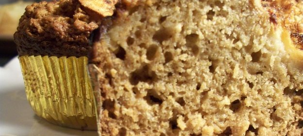 Яблочно -овсянные маффины с тахином