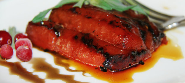 Арбузные стейки ПОД ТУНЦА (дуэль)