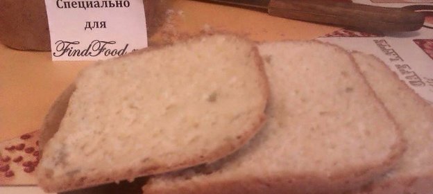Белый хлеб с семечками в хлебопечке