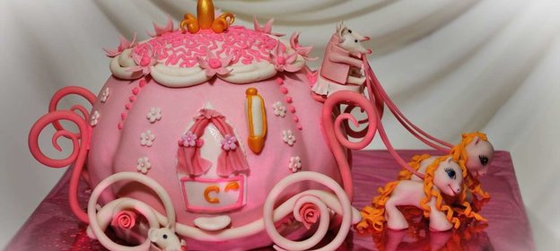 Торт Карета для настоящей принцессы