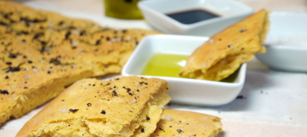 Фокачча с кофе и розмарином