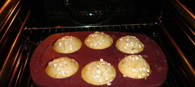 Постный овясный кекс