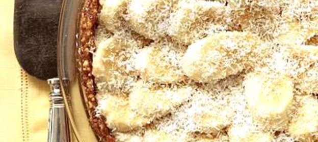 Бананово-кокосовый десерт с кремом кешью