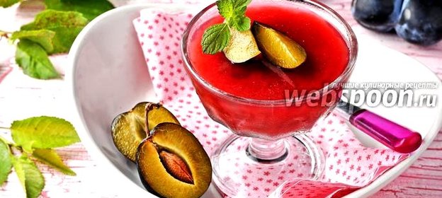 Желе из сливы