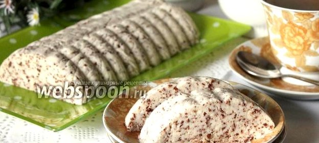 Желе из сметаны и какао