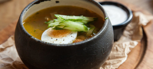 Куриная лапша с опятами