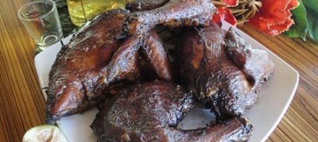 Курица на огне в Кофе ! (для Ирис!)