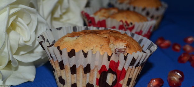 Гранатовые кексы для Оленьки (pinkflamingo1962) в день ее рождения