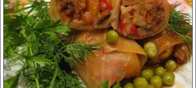 Голубцы вегетарианские