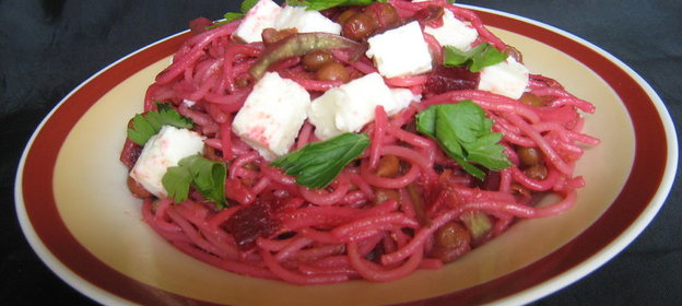 Розовые спагетти Утреннее искушение