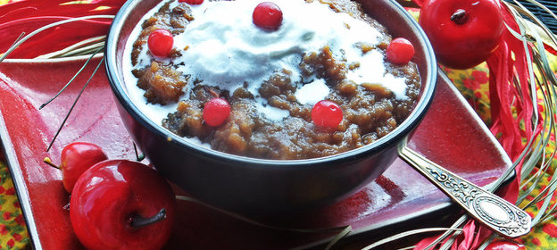 Хлебный десертный суп по-латвийски