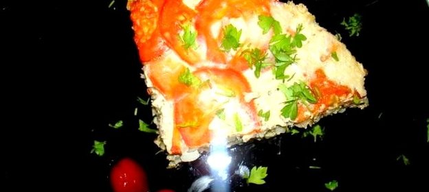 Запеканка рисовая с кабачками