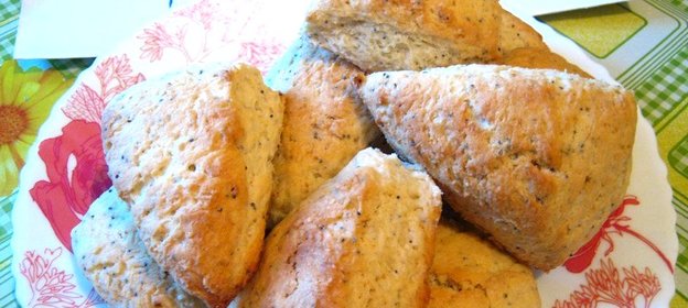 Маковые булочки на кефире