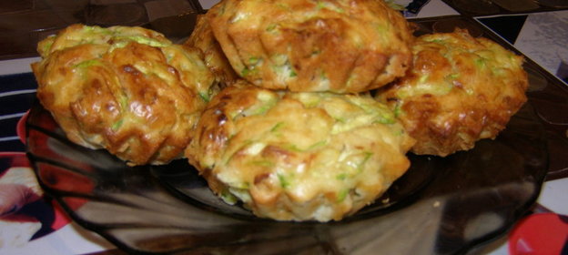 Кабачковые кексы