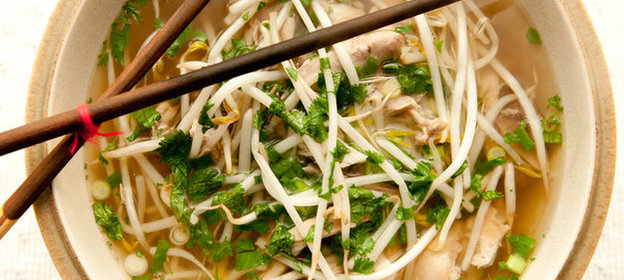 Куриная лапша в азиатском стиле