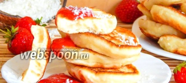 Кокосовые оладьи на кефире