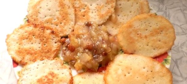 Постные оладьи