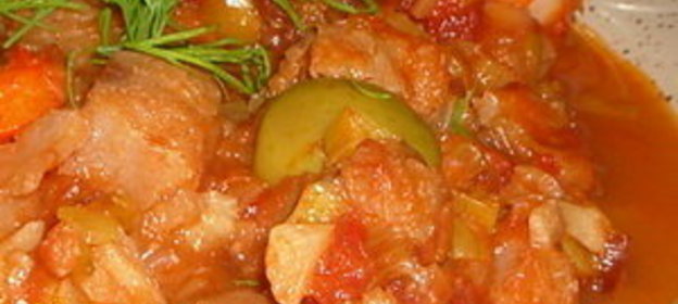 Рыбный гуляш по-средиземноморски