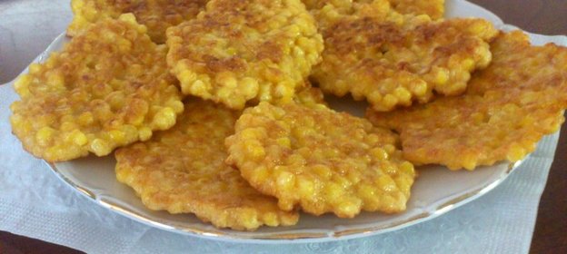 Кукурузные оладьи