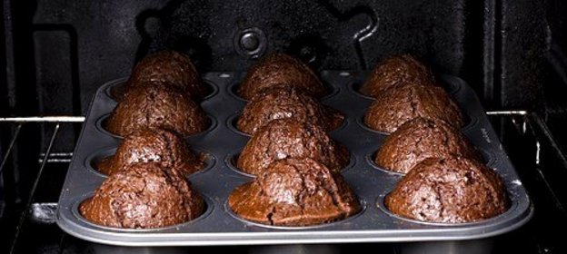 Шоколадный кекс пятиминутный