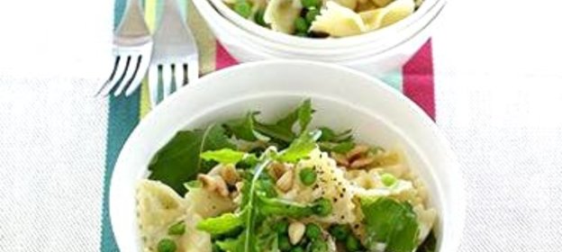 Сливочная паста с горошком