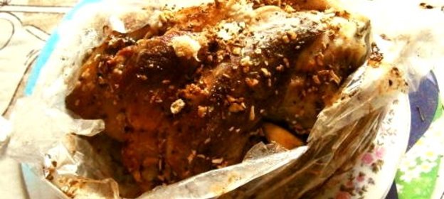 Рулька свиная в аэрогриле