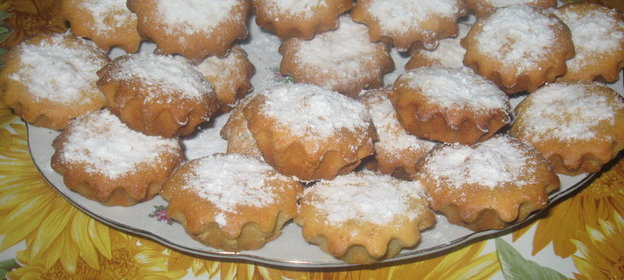 Кексики твороженые с изюмом и кокосовой стружкой