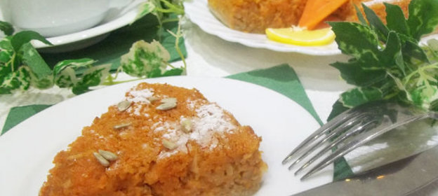 Тыквенная запеканка с яблоками