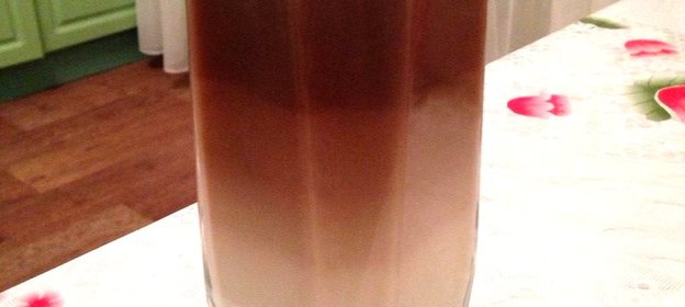 Латте макиато во френч-прессе