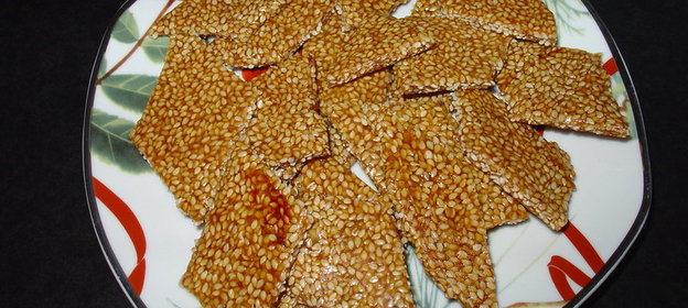 Кунжутный грильяж