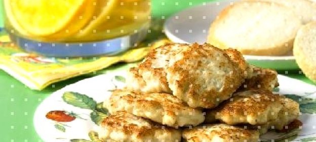 Куриные оладьи с луком