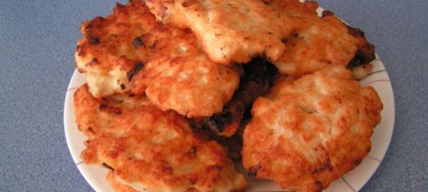 Куриные оладьи
