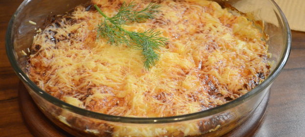 Картофельная запеканка с копчёным окороком. Тест-драйв с Окраиной