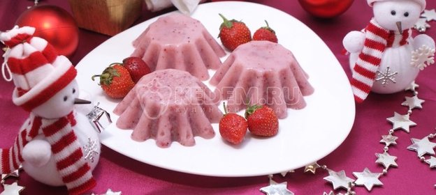 Желе из сливок