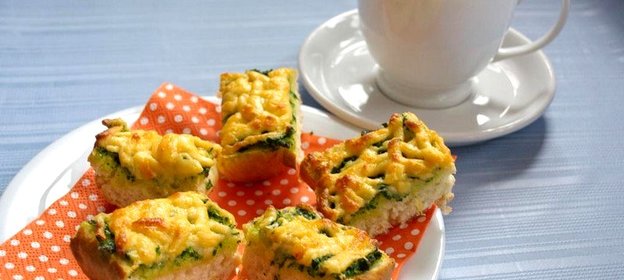 Оригинальный багет с сыром