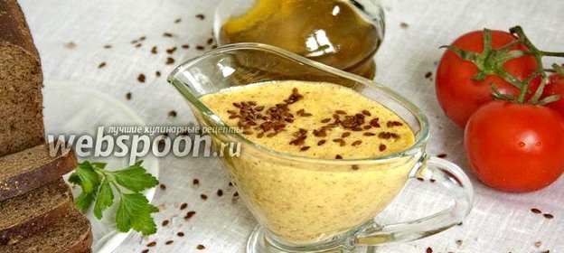 Веганский майонез из льна