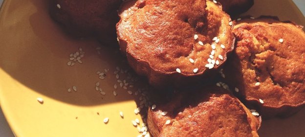 Морковные кексы с овсяными хлопьями