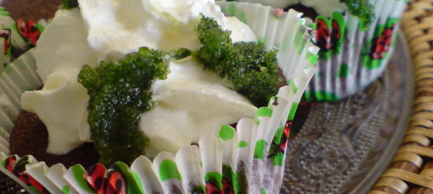 КЕКСЫ after eight/шоколадные с мятным сахаром