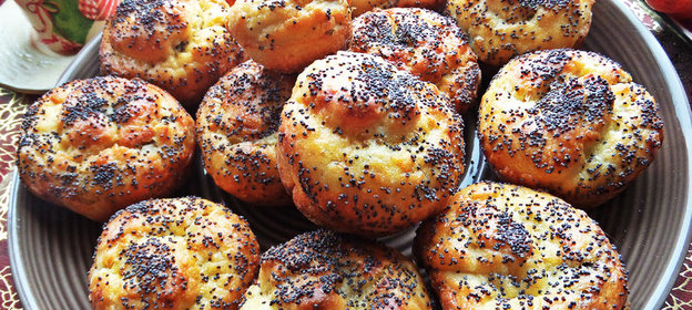 Сливочные булочки с маком (для Зарины)