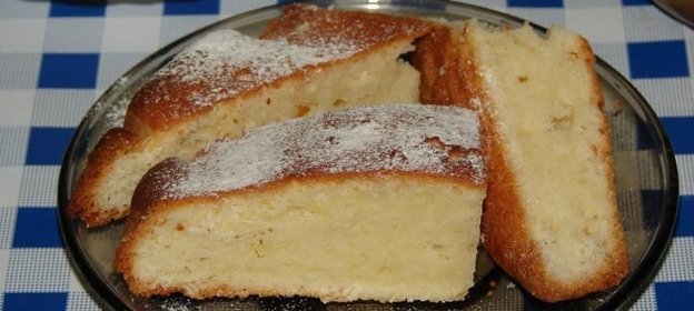 Сметанный кекс на сметане