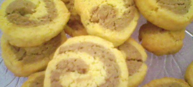 двухцветное печенье