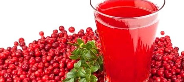 Домашний клюквенный морс