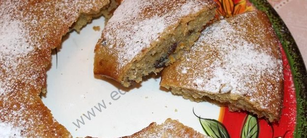 Овсяный кекс с курагой