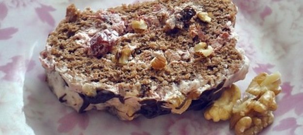 Шоколадный бисквитный рулет Панчо